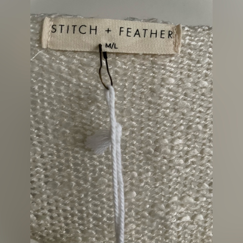 Stitch + Feather Big Heart Sweater - Picture 3 of 5